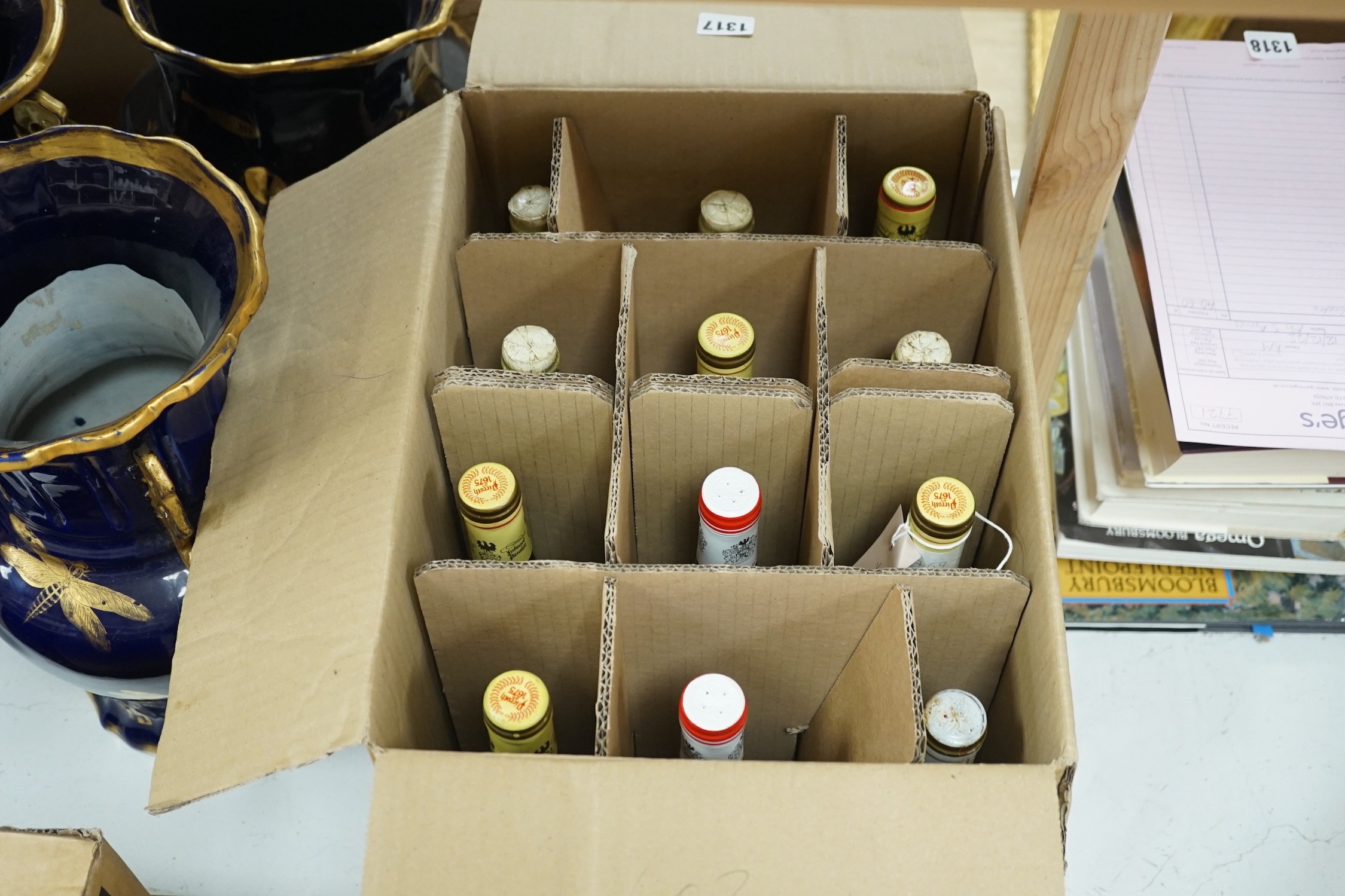 Twelve assorted German wines